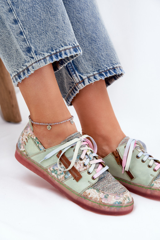 Āda apavi Sieviešu Tā irciejka 06791-09 zaļas krāsas Āda apavi Sieviešu Tā irciejka 06791-09 zaļas krāsas