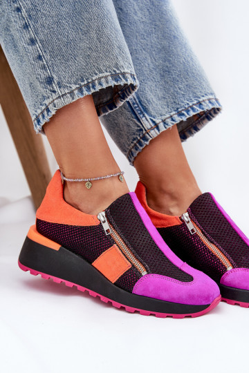 Sneakers modeļa apavi Tā irciejka 06853-15 melnas krāsas 2