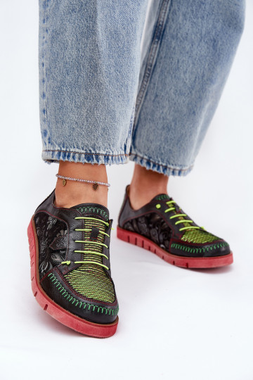 Āda apavi Sieviešu Rakstaina Tā irciejka 06784-20 melnas krāsas 2