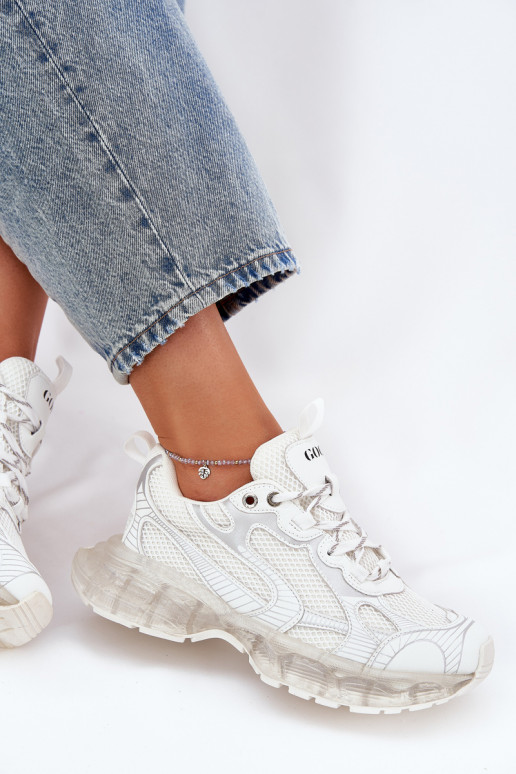 Āda Sneakers modeļa apavi Sieviešu GOE RR2N4083 smilšu krāsas Āda Sneakers modeļa apavi Sieviešu GOE RR2N4083 smilšu krāsas