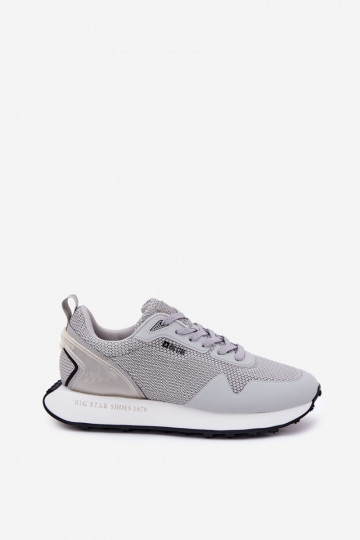 Sneakers modeļa apavi Vīriešiem ar platformu Big Star RR174358 Hi-Poly System Pelēkas krāsas 2