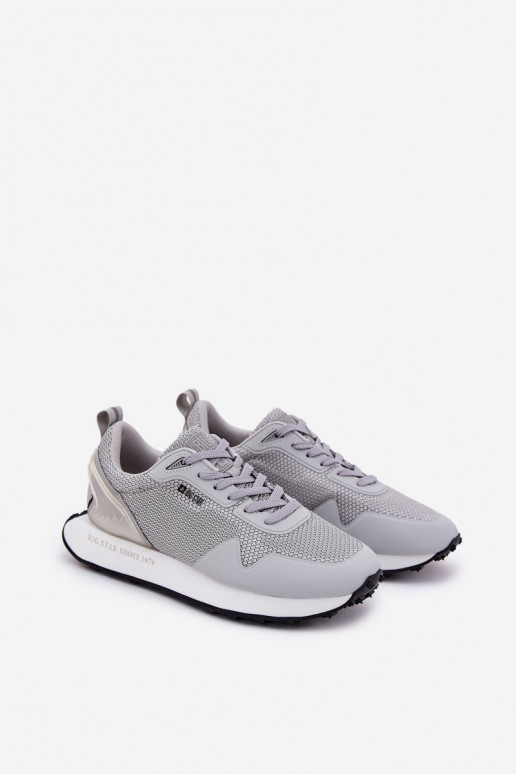 Sneakers modeļa apavi Vīriešiem ar platformu Big Star RR174358 Hi-Poly System Pelēkas krāsas Sneakers modeļa apavi Vīriešiem ar platformu Big Star RR174358 Hi-Poly System Pelēkas krāsas