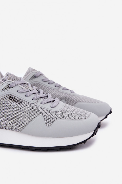 Sneakers modeļa apavi Vīriešiem ar platformu Big Star RR174358 Hi-Poly System Pelēkas krāsas Sneakers modeļa apavi Vīriešiem ar platformu Big Star RR174358 Hi-Poly System Pelēkas krāsas