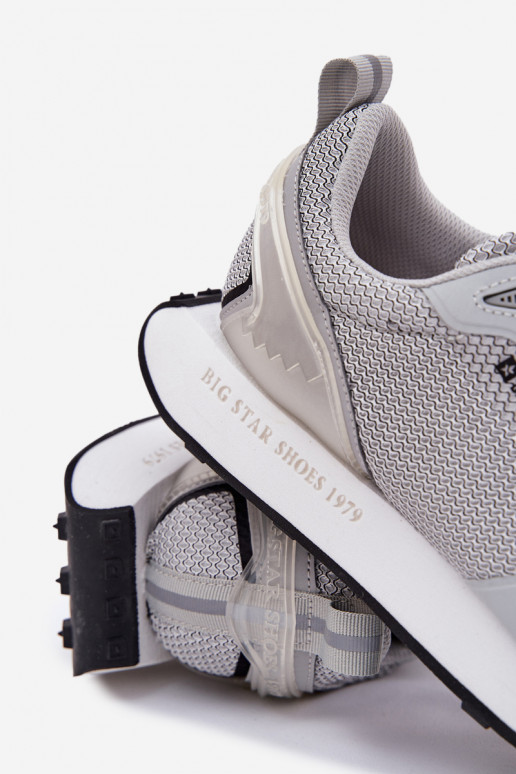 Sneakers modeļa apavi Vīriešiem ar platformu Big Star RR174358 Hi-Poly System Pelēkas krāsas Sneakers modeļa apavi Vīriešiem ar platformu Big Star RR174358 Hi-Poly System Pelēkas krāsas