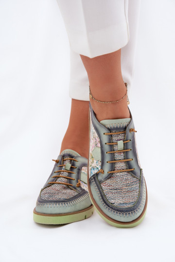 Āda apavi Sieviešu Rakstaina Tā irciejka 06784-09 Zaļas krāsas