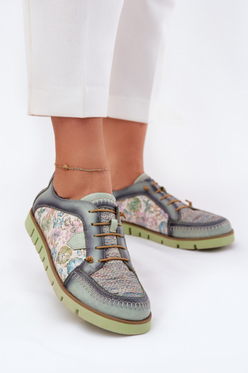 Āda apavi Sieviešu Rakstaina Tā irciejka 06784-09 Zaļas krāsas 2