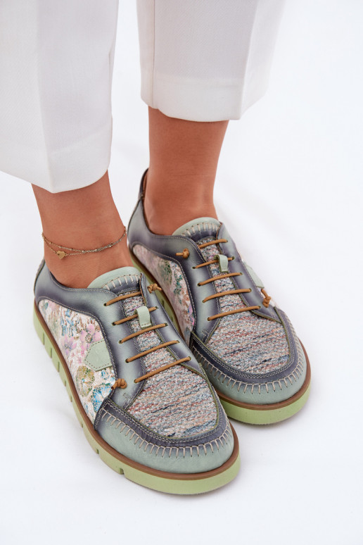 Āda apavi Sieviešu Rakstaina Tā irciejka 06784-09 Zaļas krāsas