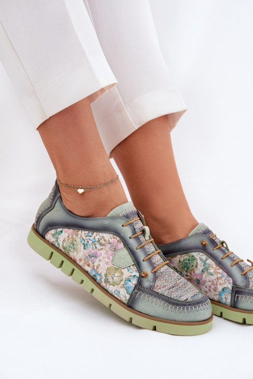 Āda apavi Sieviešu Rakstaina Tā irciejka 06784-09 Zaļas krāsas