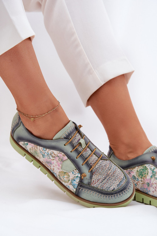 Āda apavi Sieviešu Rakstaina Tā irciejka 06784-09 Zaļas krāsas