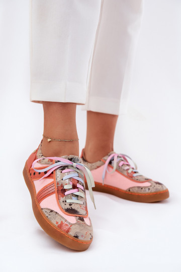 Āda Sneakers modeļa apavi Sieviešu Tā irciejka 06840-18 oranžas krāsas 2