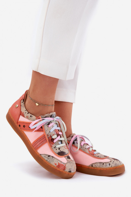 Āda Sneakers modeļa apavi Sieviešu Tā irciejka 06840-18 oranžas krāsas