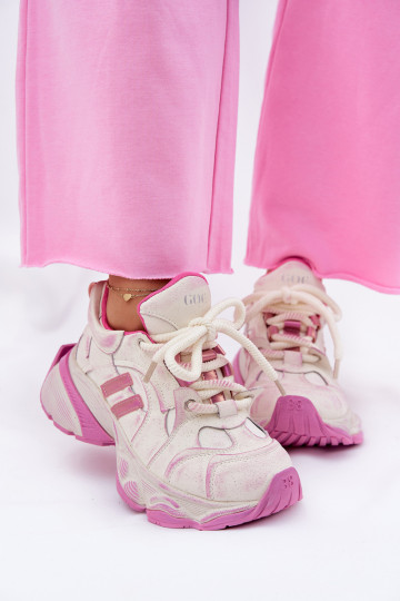 Āda Sneakers modeļa apavi Sieviešu GOE RR2N4038 Rozā krāsas