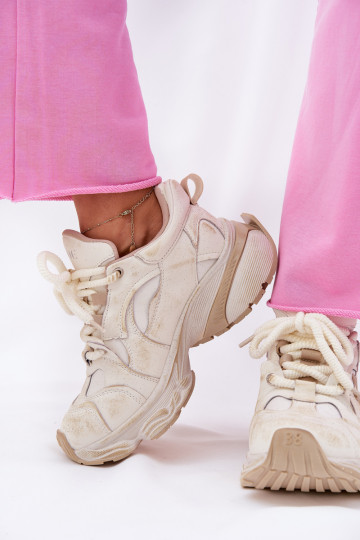 Āda Sneakers modeļa apavi Sieviešu GOE RR2N4037 smilšu krāsas 2