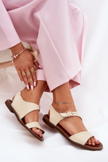 Āda līdzenas zoles basenes Zazoo 3014 smilšu krāsas