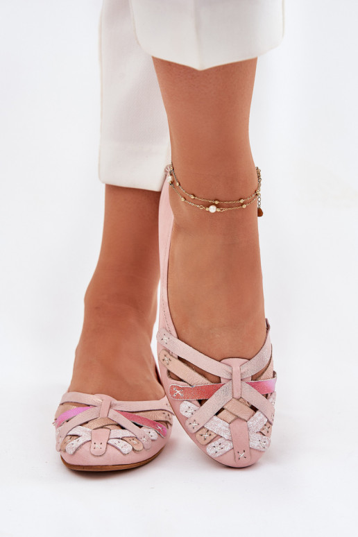 Sieviešu Balerīnas Tā irciejka 01358-51 Rozā krāsas