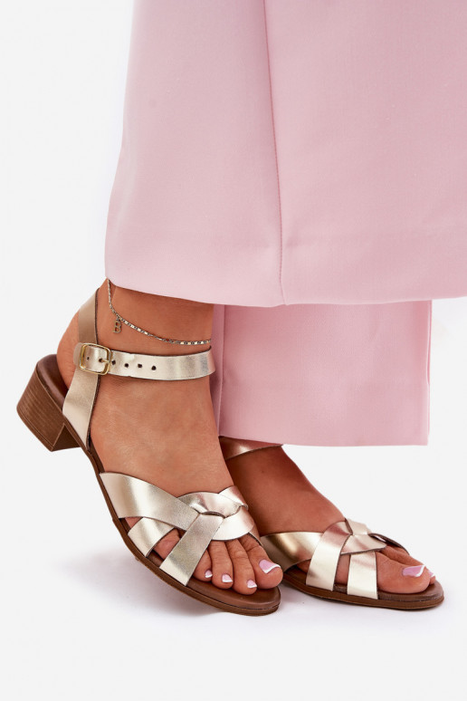 Sieviešu basenes Ieslēgts Delikātsm Obcasie Zazoo 40372 Zelta krāsas Sieviešu basenes Ieslēgts Delikātsm Obcasie Zazoo 40372 Zelta krāsas