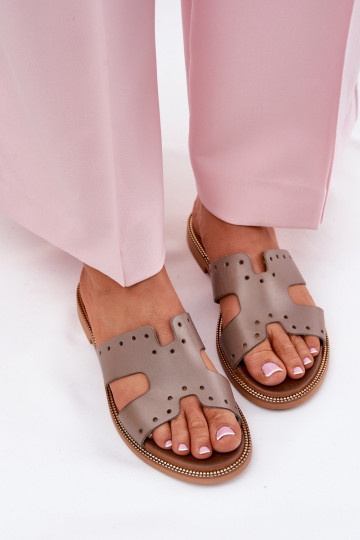 Zazoo 40326 Sieviešu Čības Ar dekoratīviem izgriezumiem smilšu krāsas