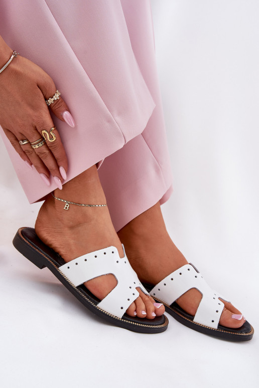 Zazoo 40326 Laque Sieviešu Čības Ar dekoratīviem izgriezumiem baltas krāsas Zazoo 40326 Laque Sieviešu Čības Ar dekoratīviem izgriezumiem baltas krāsas