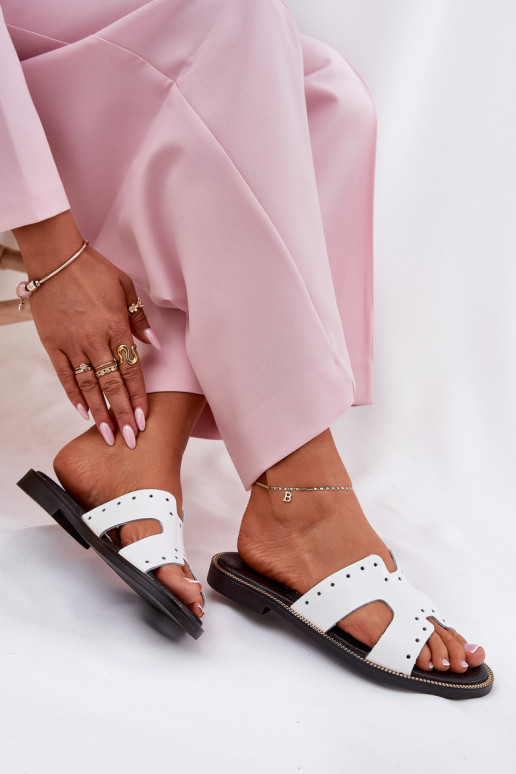 Zazoo 40326 Laque Sieviešu Čības Ar dekoratīviem izgriezumiem baltas krāsas Zazoo 40326 Laque Sieviešu Čības Ar dekoratīviem izgriezumiem baltas krāsas