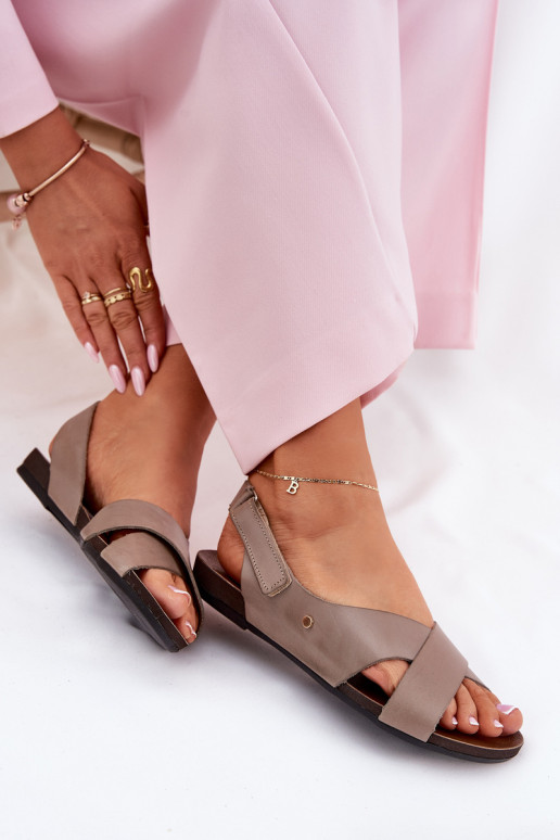 Sieviešu basenes ar lipīgām aizdarēm Zazoo 40141 smilšu krāsas