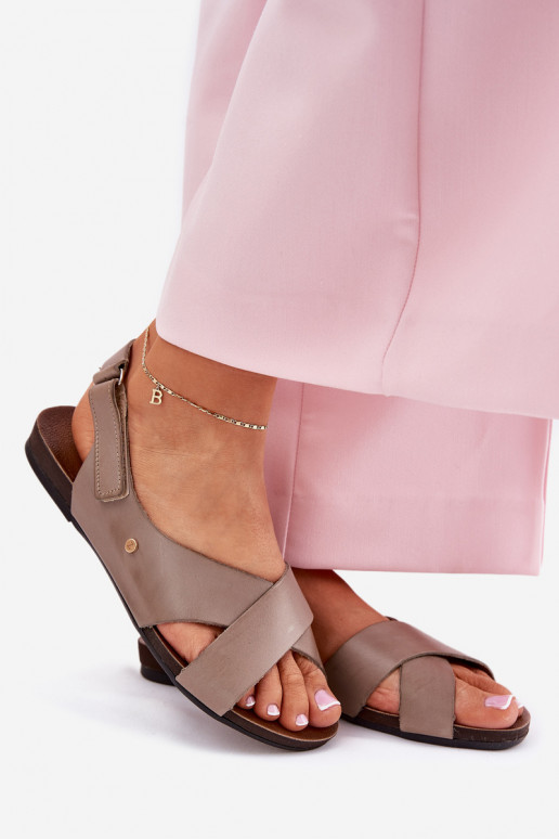 Sieviešu basenes ar lipīgām aizdarēm Zazoo 40141 smilšu krāsas