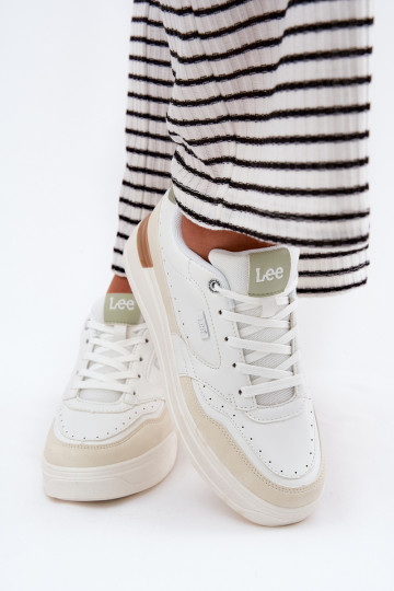 Sneakers modeļa apavi Sieviešu ar platformu LEE EMMA INOMEN LOIN 50251014.04L smilšu krāsas 2