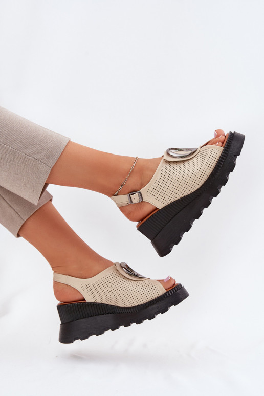 Sieviešu basenes Sieviešu Uz Ķīļa ar ornamentiem Artiker 56C0111 smilšu krāsas Sieviešu basenes Sieviešu Uz Ķīļa ar ornamentiem Artiker 56C0111 smilšu krāsas