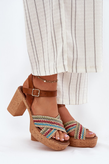 Sieviešu basenes Ar bizi Uz Paskach Zazoo 40460 brūnas krāsas