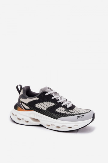 sporta apavi Vīriešiem ar platformu Big Star RR174023 Hi-Poly System Pelēkas krāsas