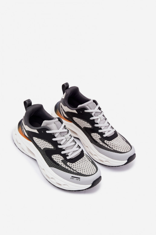 sporta apavi Vīriešiem ar platformu Big Star RR174023 Hi-Poly System Pelēkas krāsas