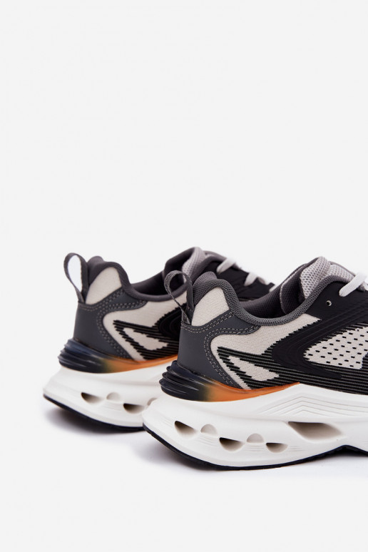 sporta apavi Vīriešiem ar platformu Big Star RR174023 Hi-Poly System Pelēkas krāsas