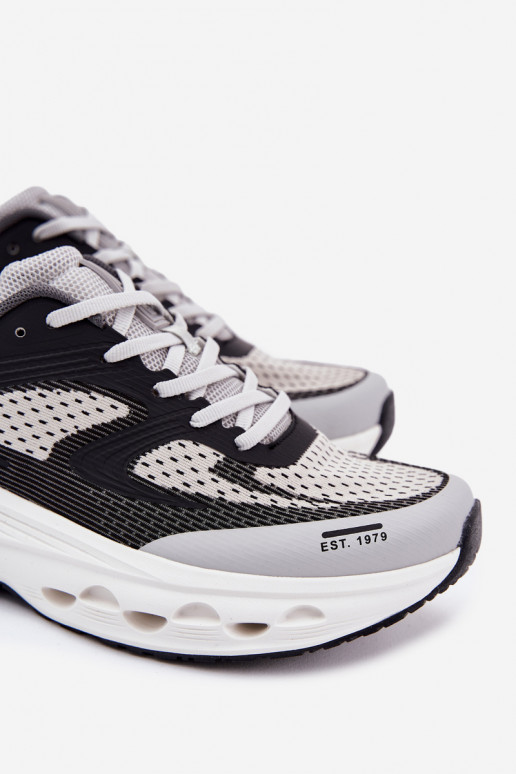 sporta apavi Vīriešiem ar platformu Big Star RR174023 Hi-Poly System Pelēkas krāsas