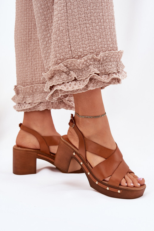 Sieviešu basenes Zazoo 1081 brūnas krāsas