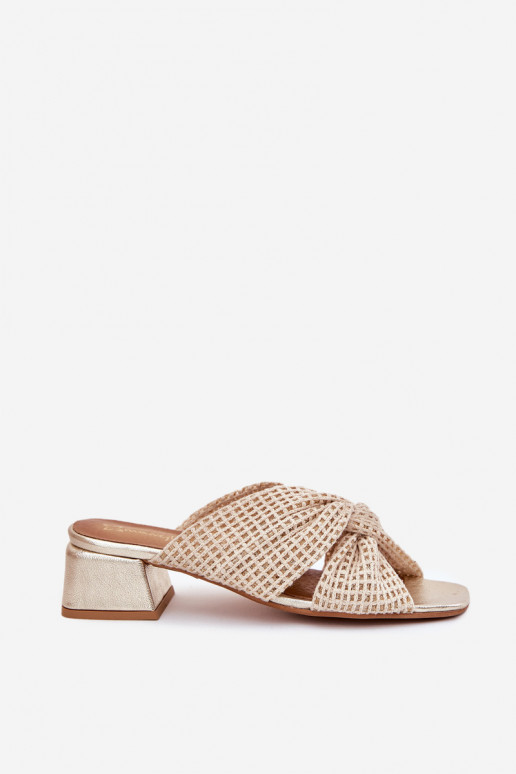 sieviešu čības Klockā Tā irciejka 06955-25 smilšu krāsas-Zelta krāsas sieviešu čības Klockā Tā irciejka 06955-25 smilšu krāsas-Zelta krāsas