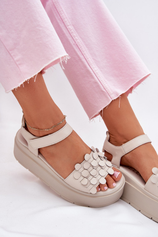 Sieviešu basenes Sieviešu ar platformu CheBello 4701 smilšu krāsas Sieviešu basenes Sieviešu ar platformu CheBello 4701 smilšu krāsas