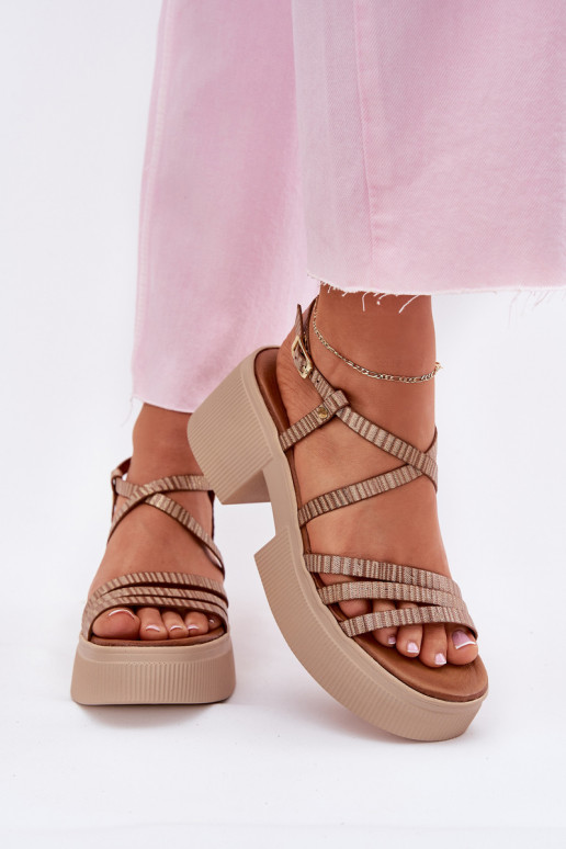 Sieviešu basenes Sieviešu Tā irciejka 06990-25 Zelta krāsas Sieviešu basenes Sieviešu Tā irciejka 06990-25 Zelta krāsas