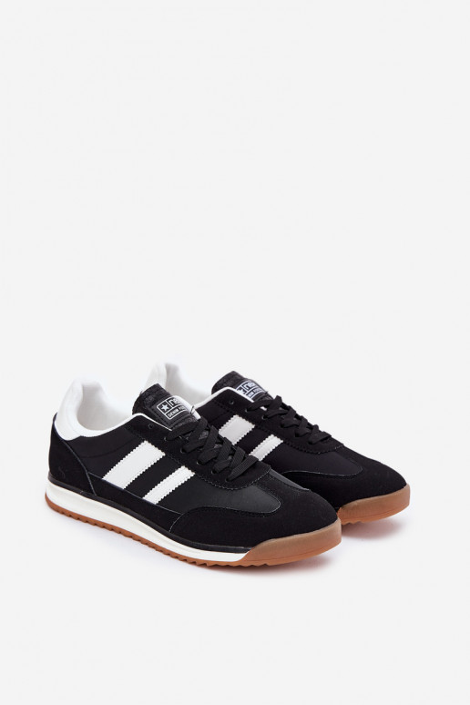 sporta apavi Sneakers modeļa apavi Vīriešiem melnas krāsas Sivara