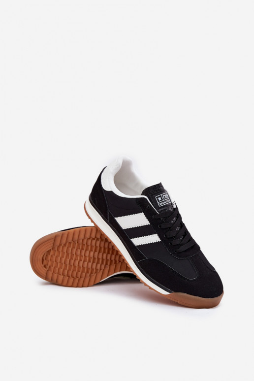 sporta apavi Sneakers modeļa apavi Vīriešiem melnas krāsas Sivara