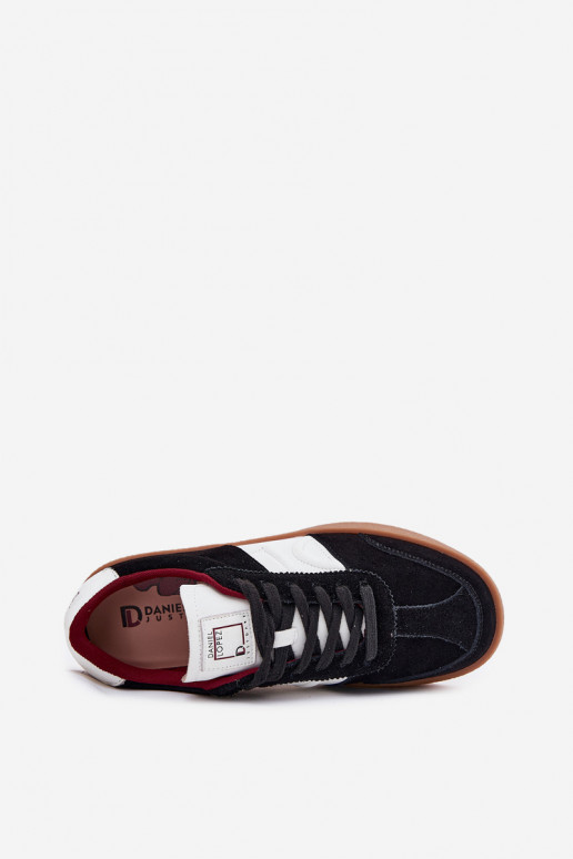 zamšādas Sneakers modeļa apavi Sieviešu Daniel Lopez Just Dare SS2D4021 melnas krāsas zamšādas Sneakers modeļa apavi Sieviešu Daniel Lopez Just Dare SS2D4021 melnas krāsas