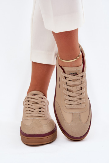 Āda Sieviešu Sneakers modeļa apavi Daniel Lopez Just Dare SS2D4007 smilšu krāsas