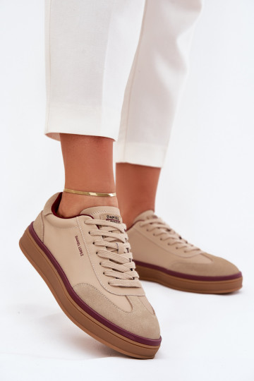Āda Sieviešu Sneakers modeļa apavi Daniel Lopez Just Dare SS2D4007 smilšu krāsas 2