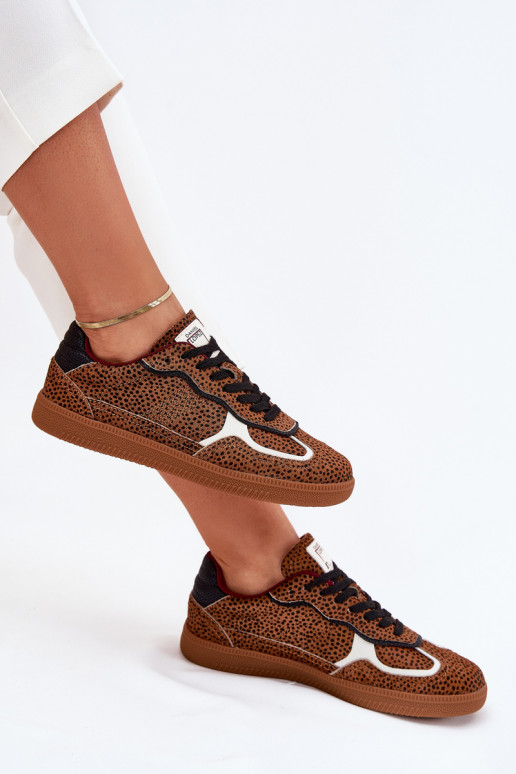 Sneakers modeļa apavi Sieviešu Daniel Lopez Just Dare SS2D4016 brūnas krāsas Sneakers modeļa apavi Sieviešu Daniel Lopez Just Dare SS2D4016 brūnas krāsas