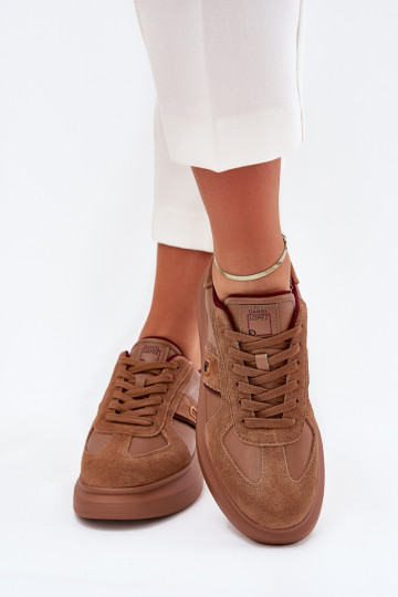 Āda Sieviešu Sneakers modeļa apavi ar platformu Daniel Lopez Just Dare SS2D4005 brūnas krāsas 2