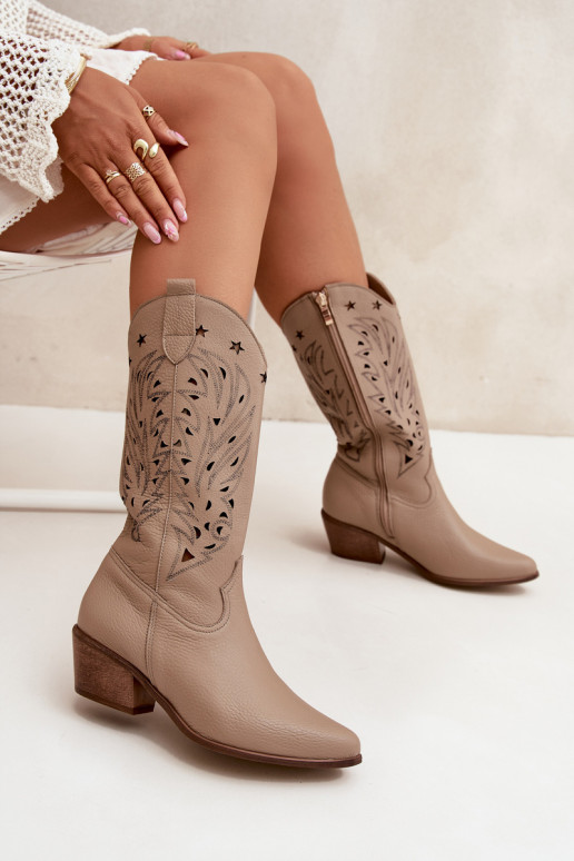 Āda garie zābakiAżuroIną CholeInką Zazoo 3714 smilšu krāsas