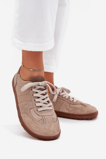 Āda Sieviešu apavi Barefoot Zazoo N1277S2 smilšu krāsas