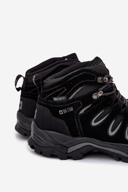 Āda pārgājienu zābaki Vīriešiem Big Star OO17433 HI-POLY SYSTEM melnas krāsas