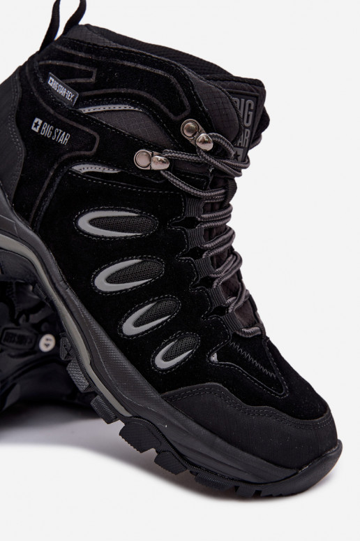 Āda pārgājienu zābaki Vīriešiem Big Star OO17433 HI-POLY SYSTEM melnas krāsas