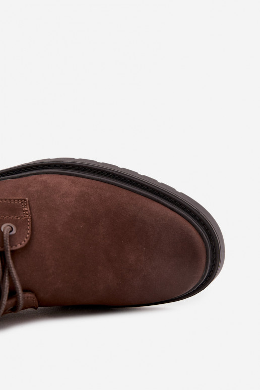 Āda siltināti Sieviešu puszābaki Vīriešiem Uz pili Big Star OO174149 CzekoladoIne