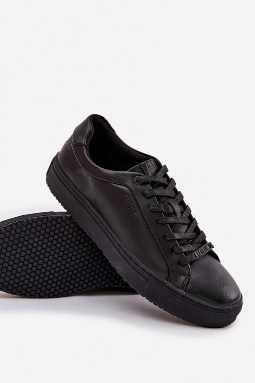 Āda brīvā laika apavi Sneakers modeļa apavi Vīriešiem Big Star SS174121 melnas krāsas