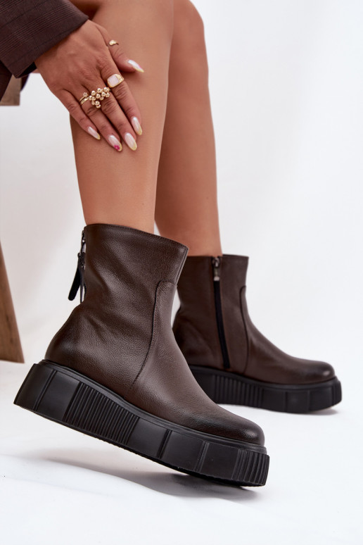 Zazoo 60369 Sieviešu puszābaki ar platformu CzekoladoIne Zazoo 60369 Sieviešu puszābaki ar platformu CzekoladoIne